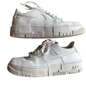 NIKE Air Force 1 Pixel White Women DA6204 100 Sneakers Shoes Size‎ 10.5